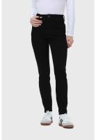 Jeans Mujer Skinny Con Polar Negro - ll