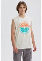 Polera Hombre Print Beige - lV