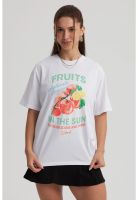 Polera Mujer Oversize Recogido Blanco