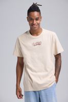 Polera Hombre Print Western Beige