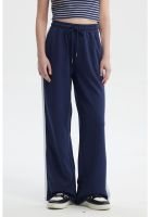 Pantalón Buzo Mujer Calce Recto Azul