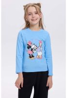 Polera Niña Minnie & Daisy Celeste