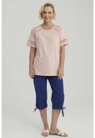 Polera Mujer Detalle Macramé Verde Claro