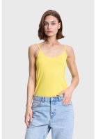 Polera Mujer Peto Pabilo Amarillo