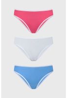 Calzón Mujer Tripack Bikini Liso Fucsia - ll