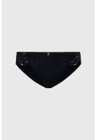 Calzón Mujer Encaje Bi Tono Negro