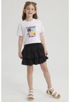 Polera Niña Ajustador Costado Blanco