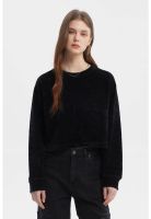 Polerón Mujer Slim Negro - V