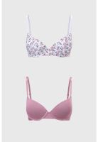 Sostén Mujer Bipack Full Print Blanco