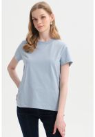 Polera Mujer Lisa Celeste