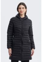 Parka Mujer Larga Básica Negro - ll