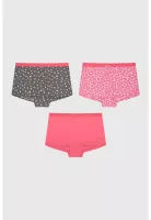 Calzón Niña Tripack Rapport Palo Rosa