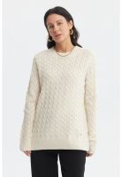 Sweater Mujer Calado Crudo - ll