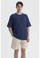 Polera Hombre Slim Azul- ll