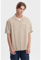 Camisa Hombre Oversize Kaki