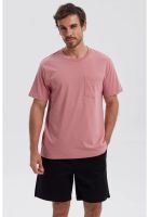 Polera Hombre Básica Con Bolsillo Sandía