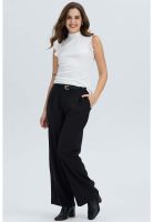 Pantalón Mujer Sastrero Sin Pretina Negro