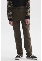 Pantalón Buzo Niño Jogger Cargo Verde Militar