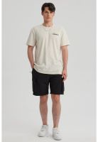 Polera Hombre Print Beach Crema