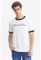 Polera Hombre Slim Blanco - V