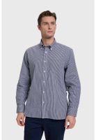 Camisa Hombre Cuadros Negro