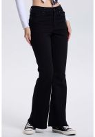 Jeans Mujer Monse Flare Negro