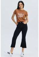 Jeans Mujer Vita Flare Negro