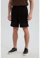 Bermuda Hombre Calce Recto Negro