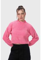Sweater Mujer Chenille Rosado
