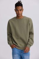 Polerón Hombre Liso Verde Militar