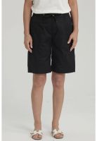 Bermuda Mujer Con Cortes Y Apertura Negro