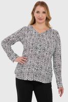 Blusa Mujer Pinza Pliegue Delantero Crudo - ll