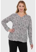 Blusa Mujer Pinza Pliegue Delantero Crudo - ll