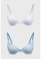 Sostén Mujer Bipack Copa Soft Estampado Aqua