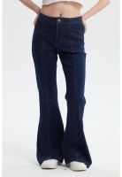 Jeans Mujer Flare Azul Oscuro - lll