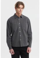 Camisa Hombre Sobrecamisa Gris