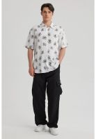 Camisa Hombre Full Print Blanco