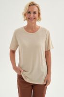 Polera Mujer Con Tachas Beige