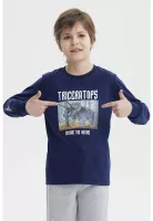 Polera Niño Slim Azul Oscuro - ll