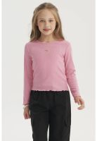 Polera Niña Slim Rosado