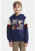 Polerón Niño College Azul Oscuro