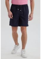 Short de Baño Hombre Liso Azul Marino