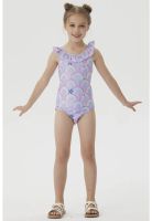 Traje de Baño Niña Básico Morado