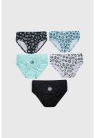 Bóxer Niño Pack 5 Print Negro