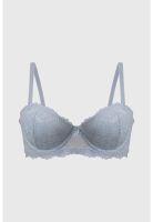 Sostén Mujer Strappless Encaje Azul Claro