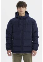 Parka Hombre Básica Lisa Azul Marino