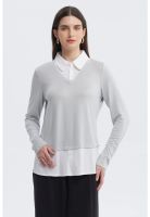 Sweater Mujer Casual Gris