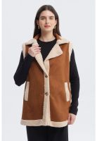 Chaqueta Mujer Slim Camel