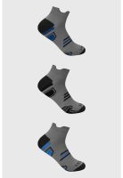 Calceta Deportiva Hombre Tripack Gris - Vl