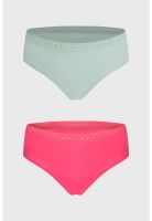 Calzón Mujer Bipack Bikini Invisible Menta